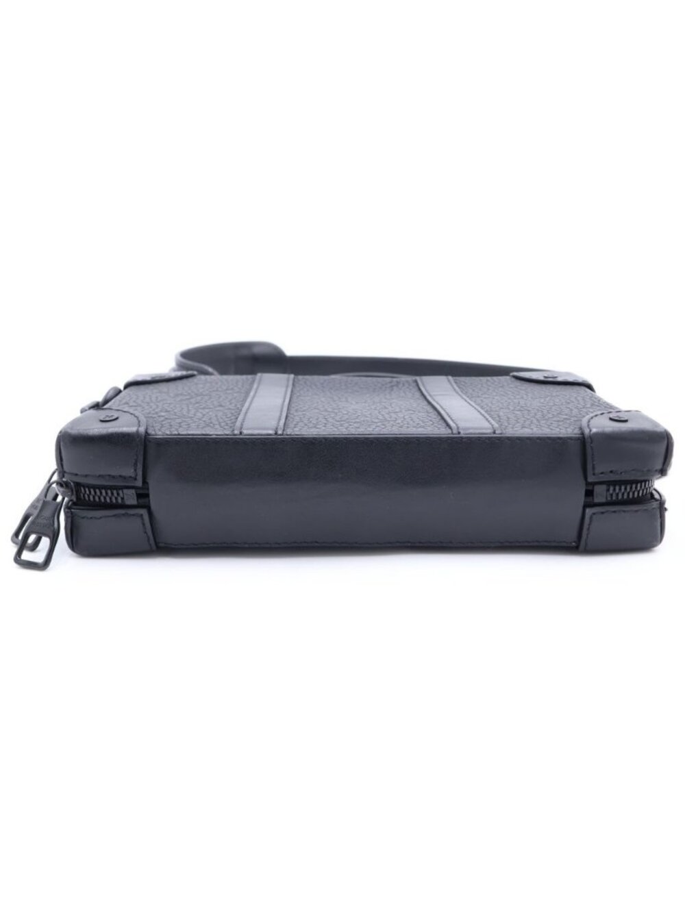 Louis Vuitton Monogram Empreinte Soft Trunk Wallet Mini Shoulder Bag Black - Picture 4 of 6